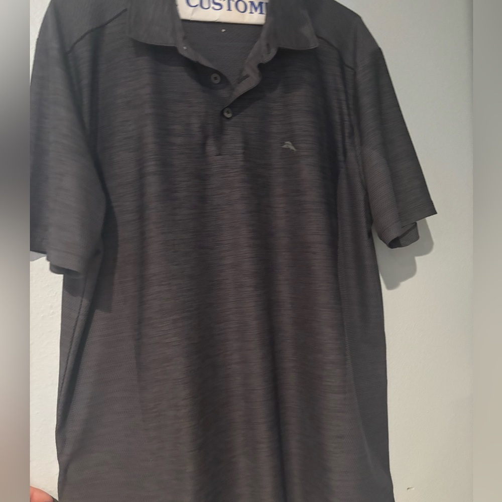 Tommy Bahama Men's grey Polo Shirt